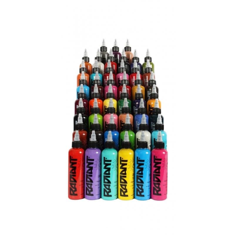 Radiant Colors Artists Select - Set de 45 Tintas para Tatuaje (1 oz) RAD1SET45