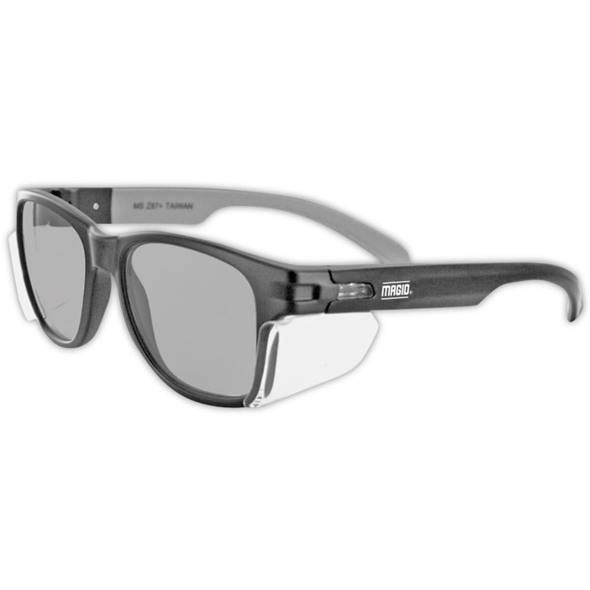 MAGID Y50 Gafas seguridad lente gris Anti-Fog Black Frame - Paquete 144 Y50BKAFGY-144