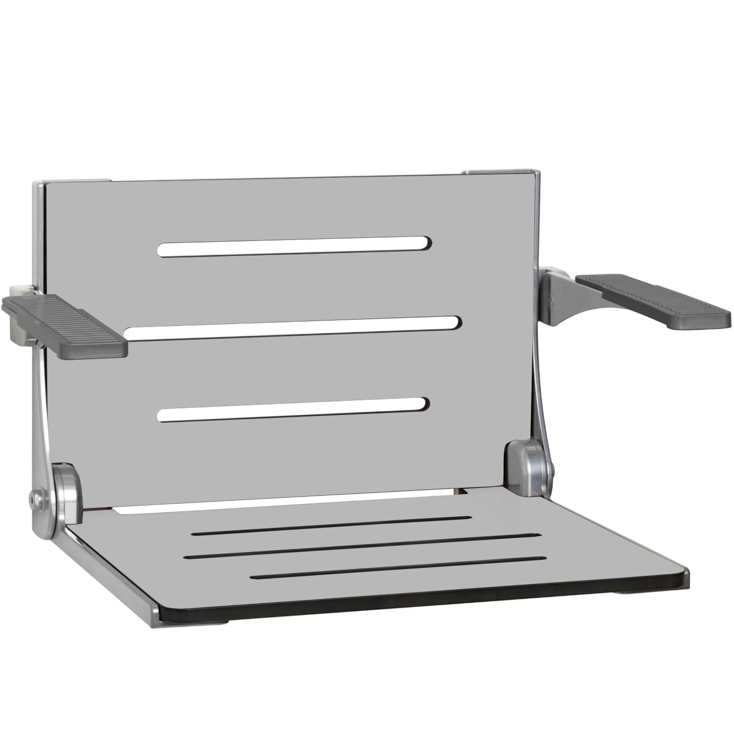 Seachrome Silhouette Comfort Folding Shower Bench - Grey (SHAFAR-185155-PGS-S-SL-Sl)