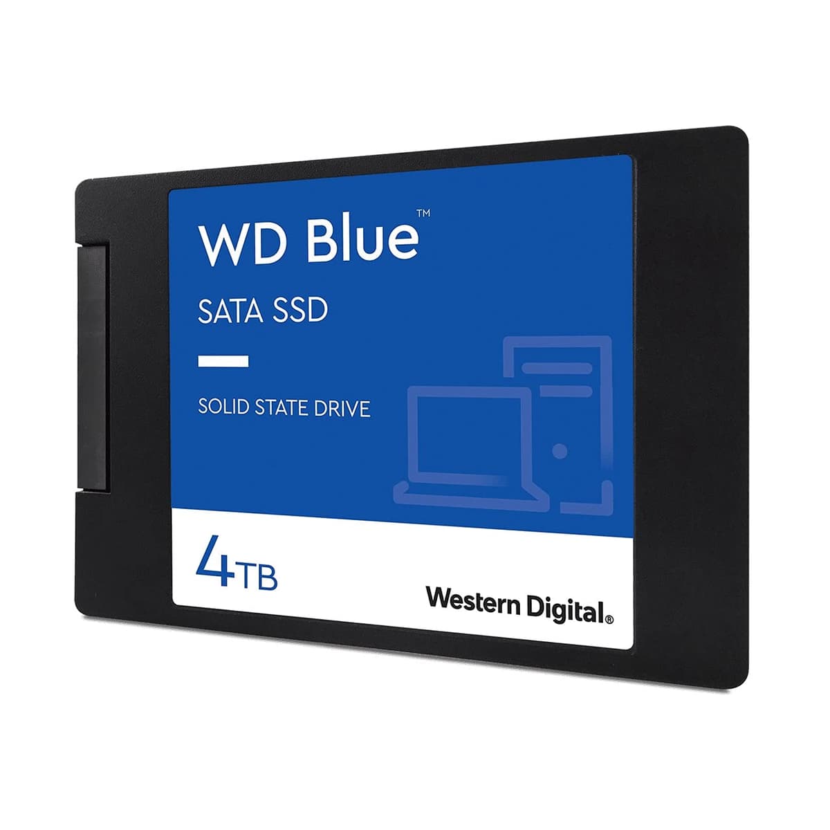 Western Digital 4TB WD Blue 3D NAND SSD Interno para PC - SATA III 6 Gb/s, 2.5"/7 mm, Hasta 560 MB/s - WDS400T2B0A