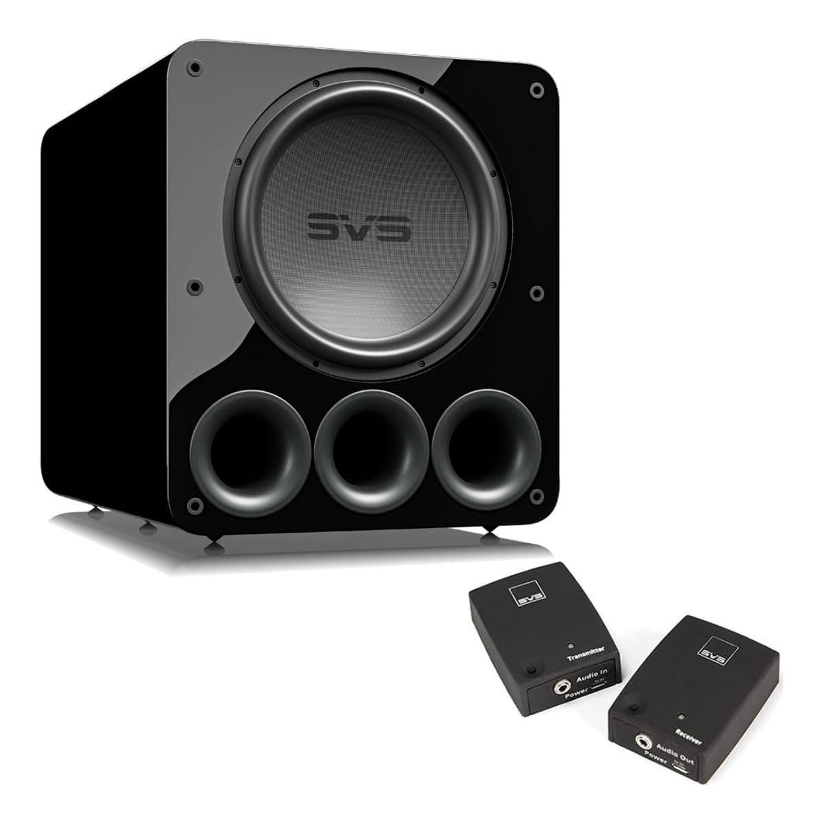 SVS PB-5000 15" Subwoofer Portado con SoundPath Wireless (Gloss Black) PB5000PGWA