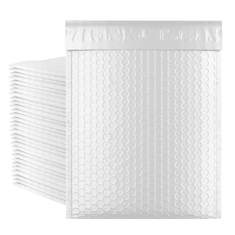 Amiff Sobres acolchados blancos 5 x 9 pulg. Pack de 1500 BR-PBM-5x9/1500