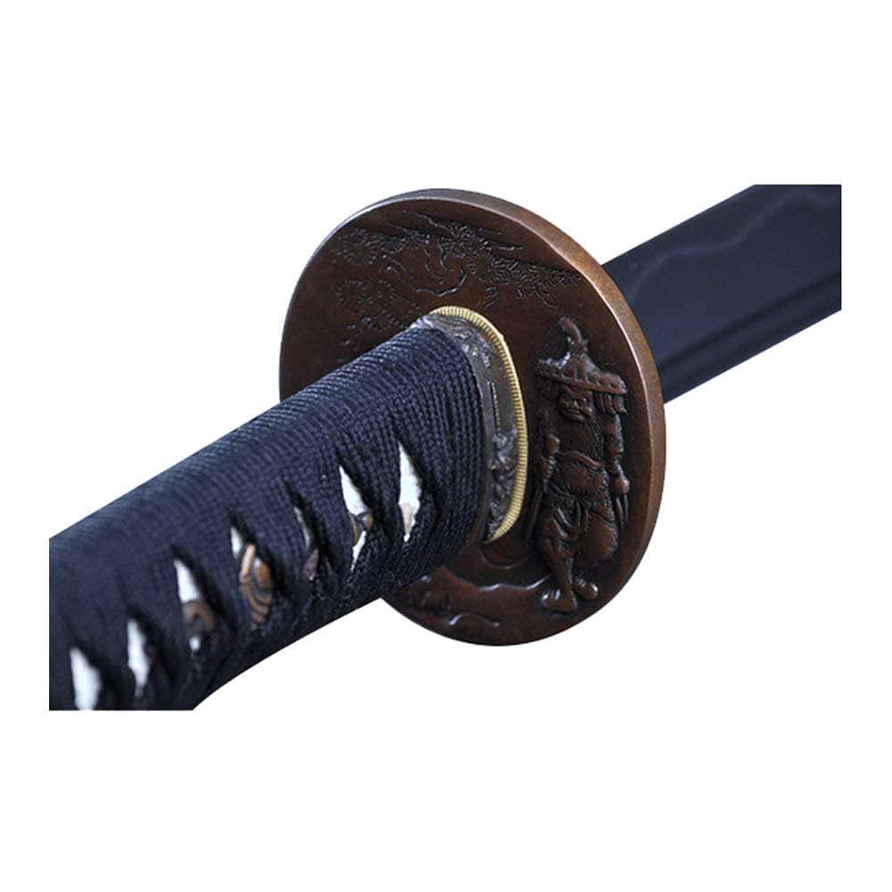 HMS Katana Samurai Artesanal - 1095 Carbono, Forjada a Mano, Listo para Batalla 368