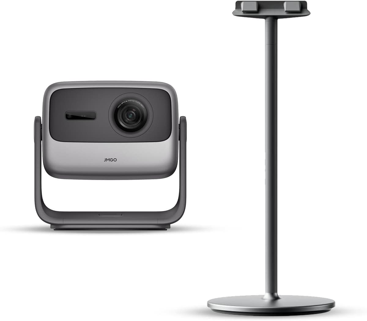 JMGO N1S Proyector Triple Láser 4K Ultimate con soporte de piso