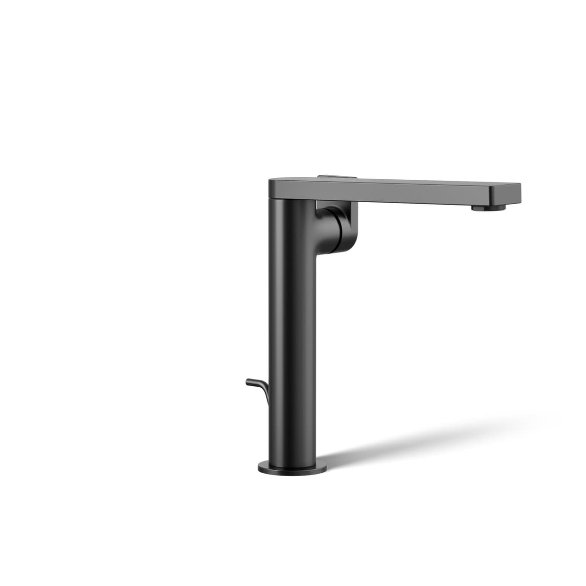 Kohler Composed Grifería alta monomando para lavabo, 1.2 gpm, Negro mate 73168-4-BL
