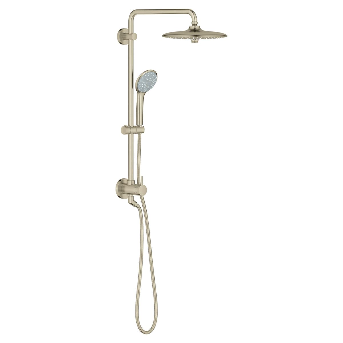 GROHE 27867EN1 Sistema de Ducha Retro-Fit Euphoria 25 Pulgadas, 2.5 GPM, Níquel Cepillado