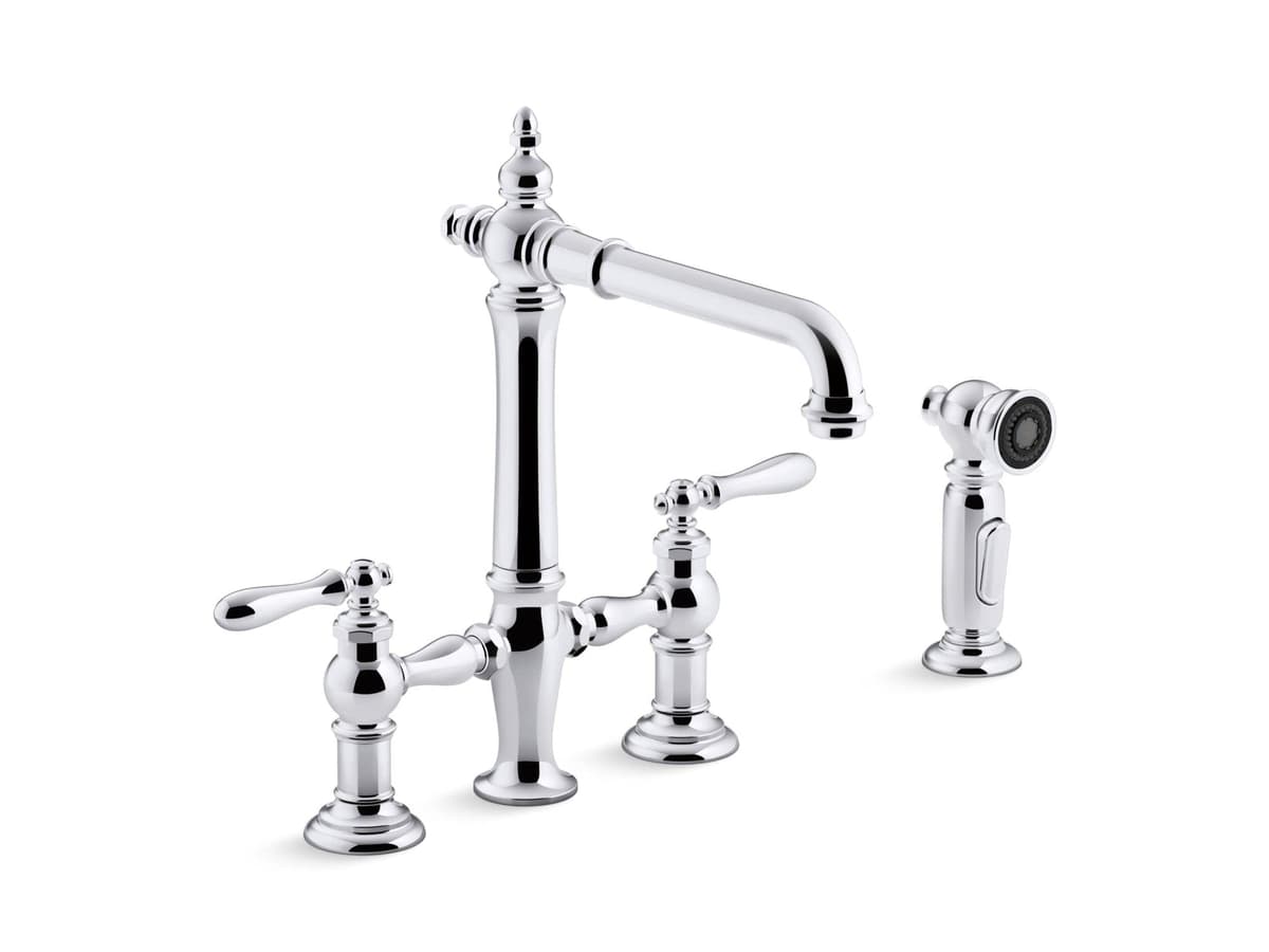 Kohler Artifacts Grifo Puente para Cocina 76519-4-CP Polished Chrome