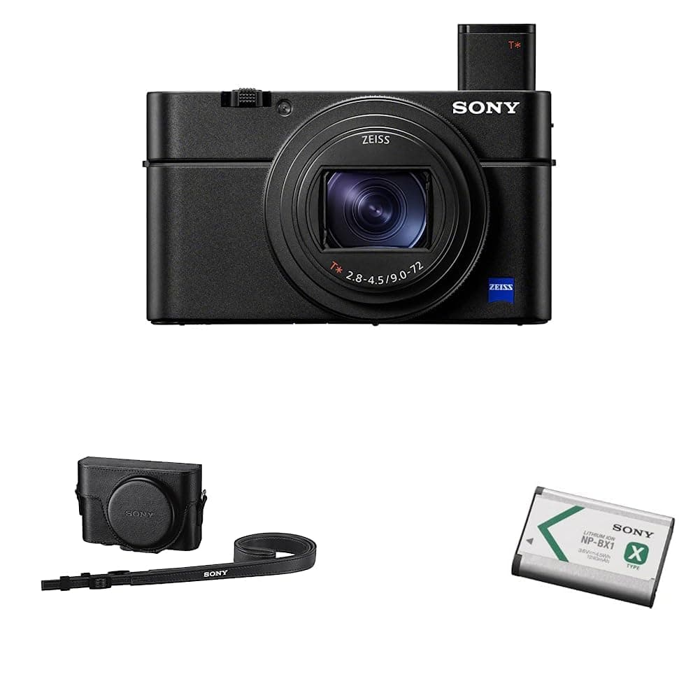 Sony RX100 VII Cámara Compacta Premium con Estuche y Batería NP-BX1