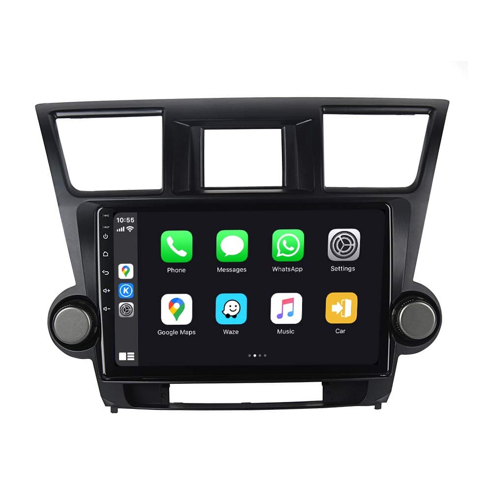 SYGAV Autoestéreo Android 13 para Toyota Highlander 2008-2012 con CarPlay y Android Auto D5412-Max6