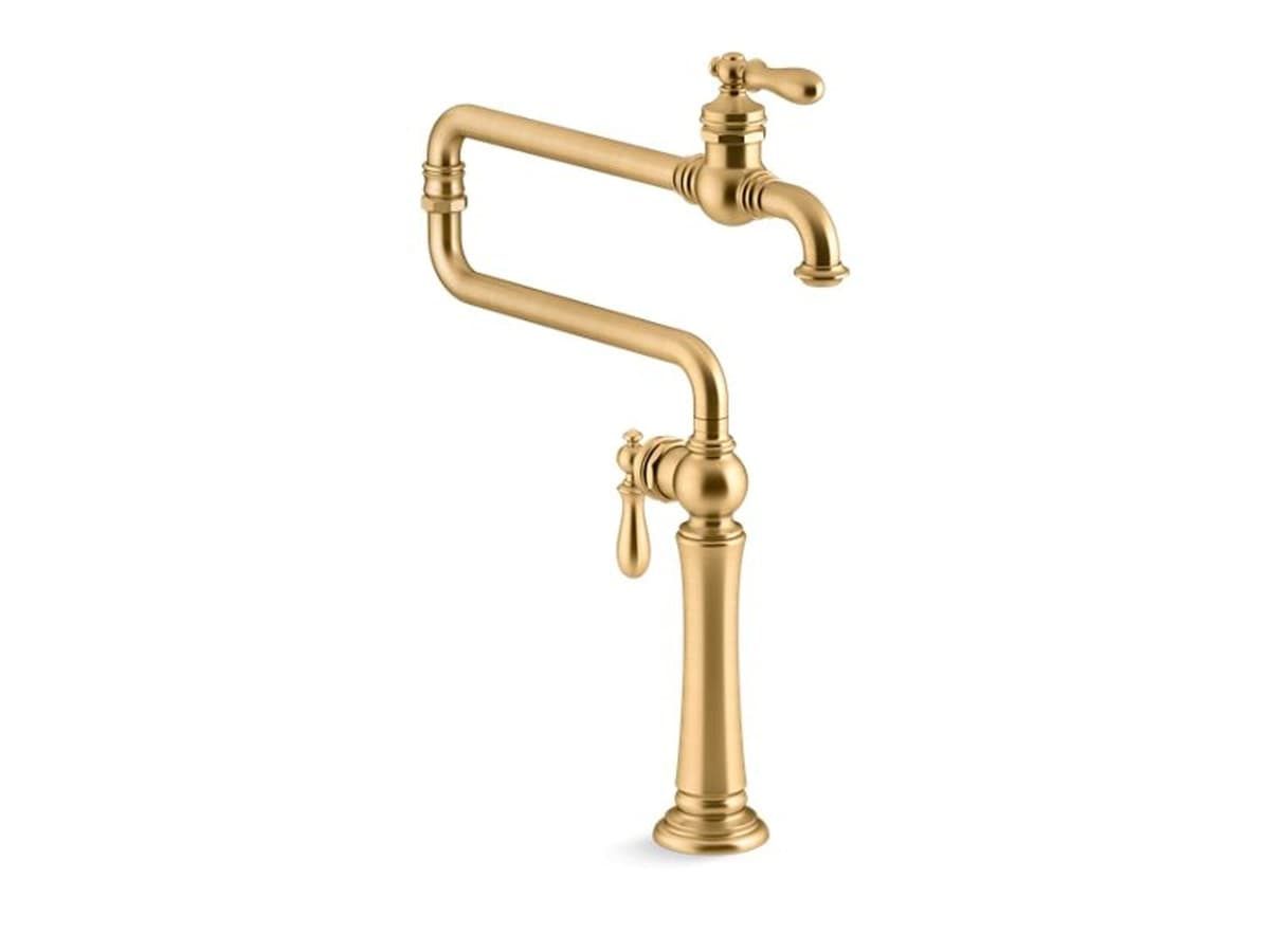 KOHLER Artifacts Pot Filler de Cubierta con Brazo Extensible 22" 99271-2MB