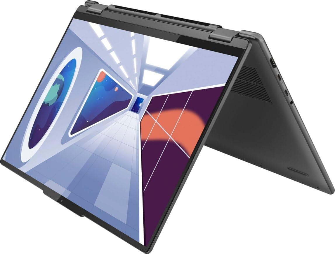 Lenovo Yoga 7i 16" WUXGA 2 en 1 Touch Laptop | Intel Core i5-1335U | Intel Iris Xe Graphics | 8GB RAM DDR5 | 512GB SSD | Teclado retroiluminado | Lector de huellas | Windows 11 Home | Paquete con Lápiz táctil