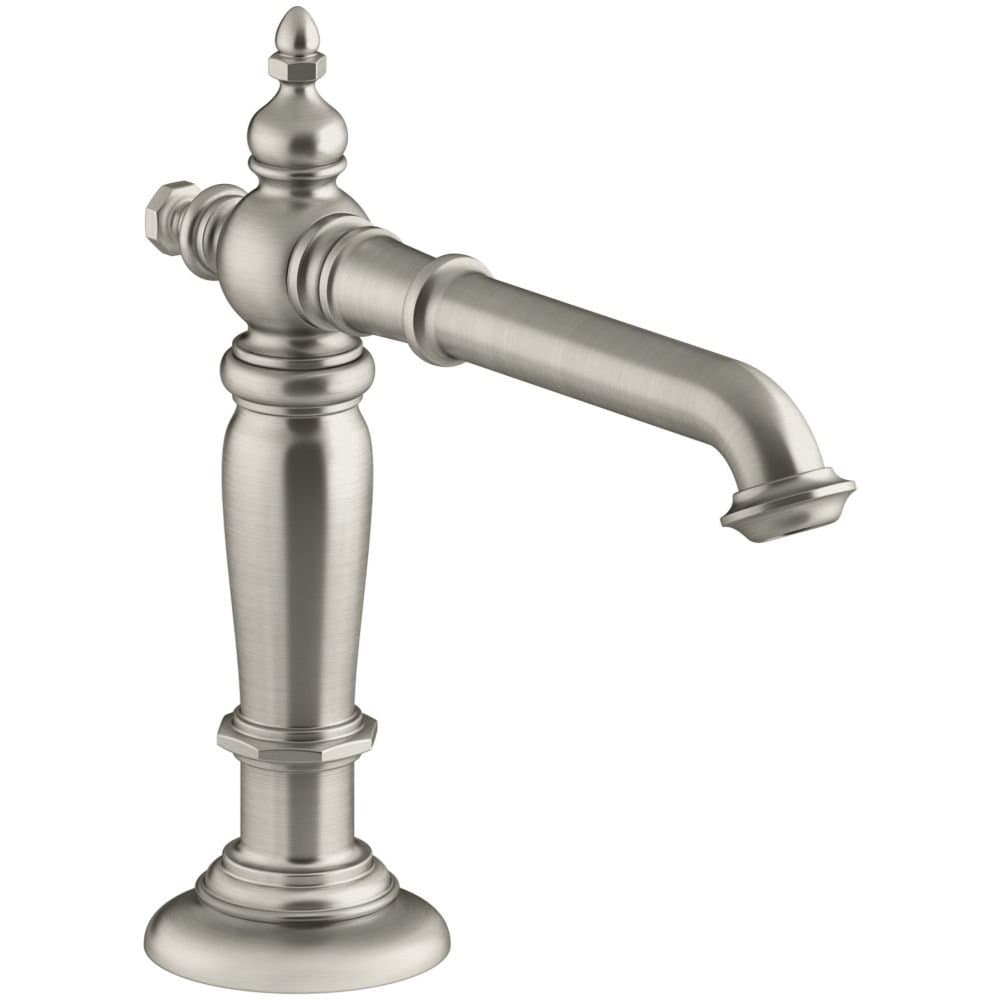Kohler 72760-BN Artifacts Pico con diseño de columna - Vibrant níquel cepillado