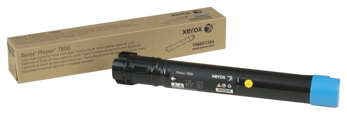 Xerox 106R01566 Cartucho de tóner Cyan alta capacidad para Phaser 7800 (17200 páginas)
