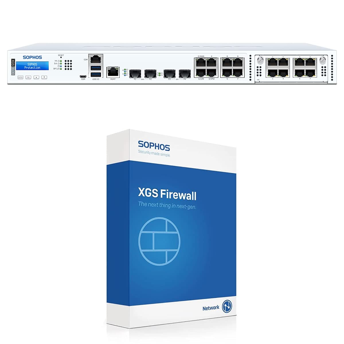 Sophos XGS 3100 Next-Gen Firewall con Xstream Protection, 3-Year (US Power Cord) (IG3A3CSUS)
