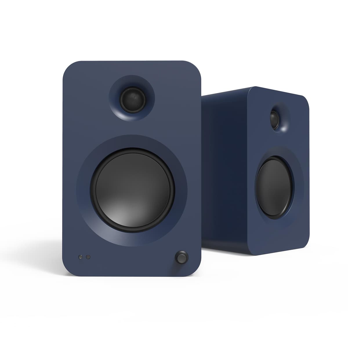 Kanto REN 200W Powered Speaker System con HDMI ARC para TV y Home Theater | USB-C y Bluetooth 5.3 | Filtros High/Low | Par | Azul Mate RENMU