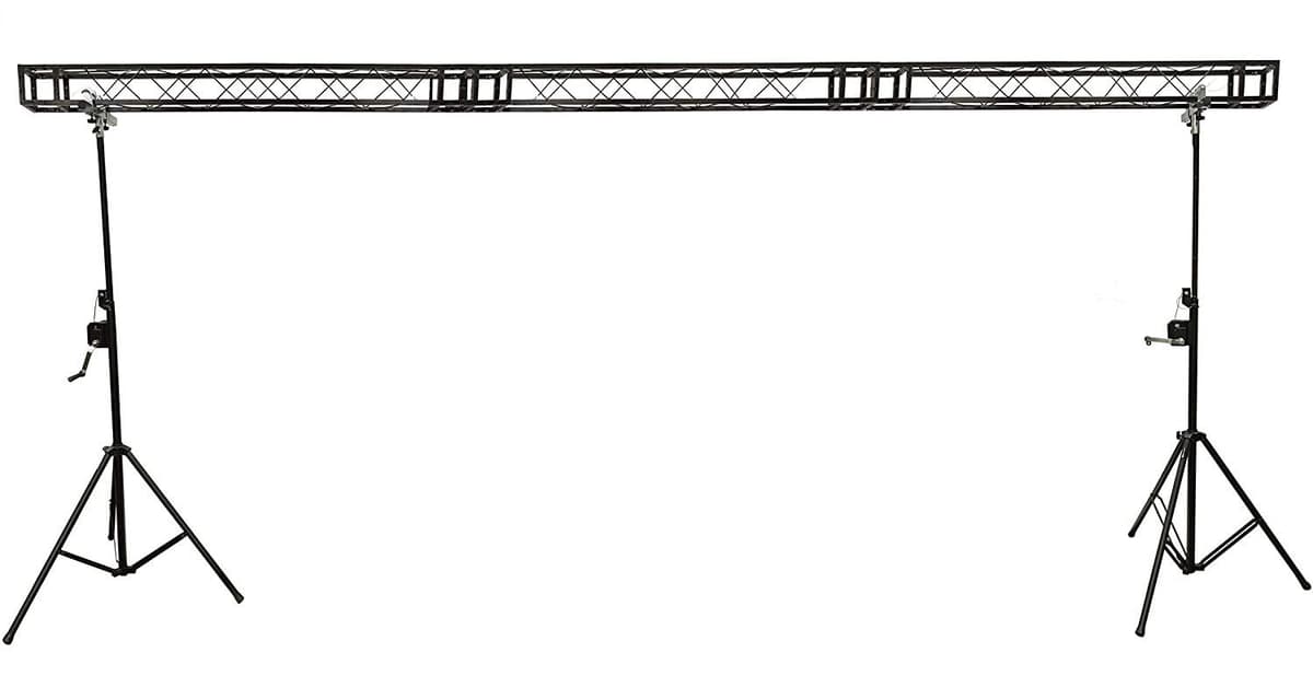 Cedarslink Sistema de truss con dos bases elevadoras de 10' y segmentos de truss cuadrados (paquete)
