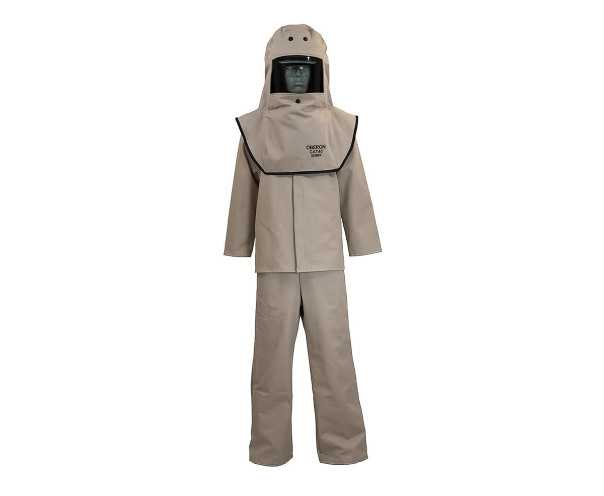 Oberon Arc Flash Kit 40 CAL - Hood, Coat y Bib Suit CAT Series FRTC4B-3XL