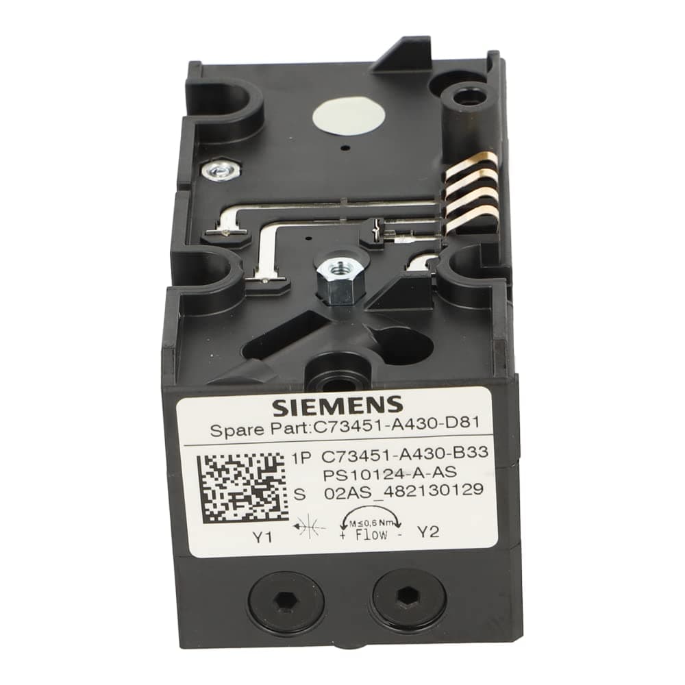 SIEMENS C73451-A430-D81 Bloque neumático para válvula de doble efecto PM300, con sello y tornillos