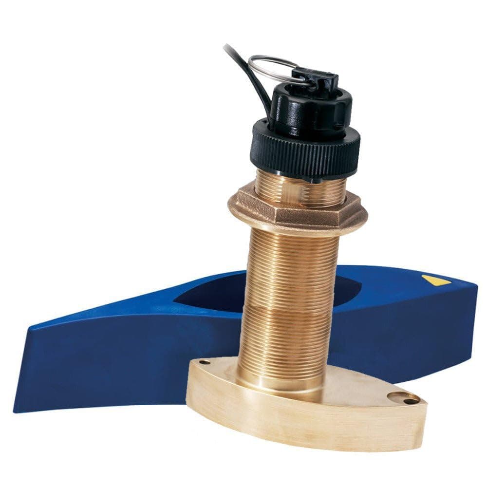 Garmin B744VL Vástago Largo Bronce Pasacascos Profundidad/Temp/Velocidad con FB - 8 Pines 010-10193-22