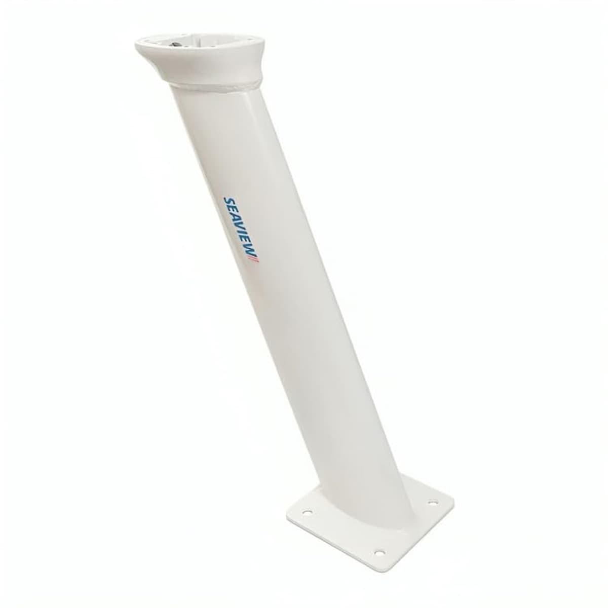SEAVIEW VISTA MARINA POPA Inclinada 36" Soporte Modular Blanco | Diseñada para radares de cúpula cerrada, Starlink, pequeñas cúpulas satelitales, cámaras | Placa Superior Requerida | PMA3610M1 PMA-367-M1