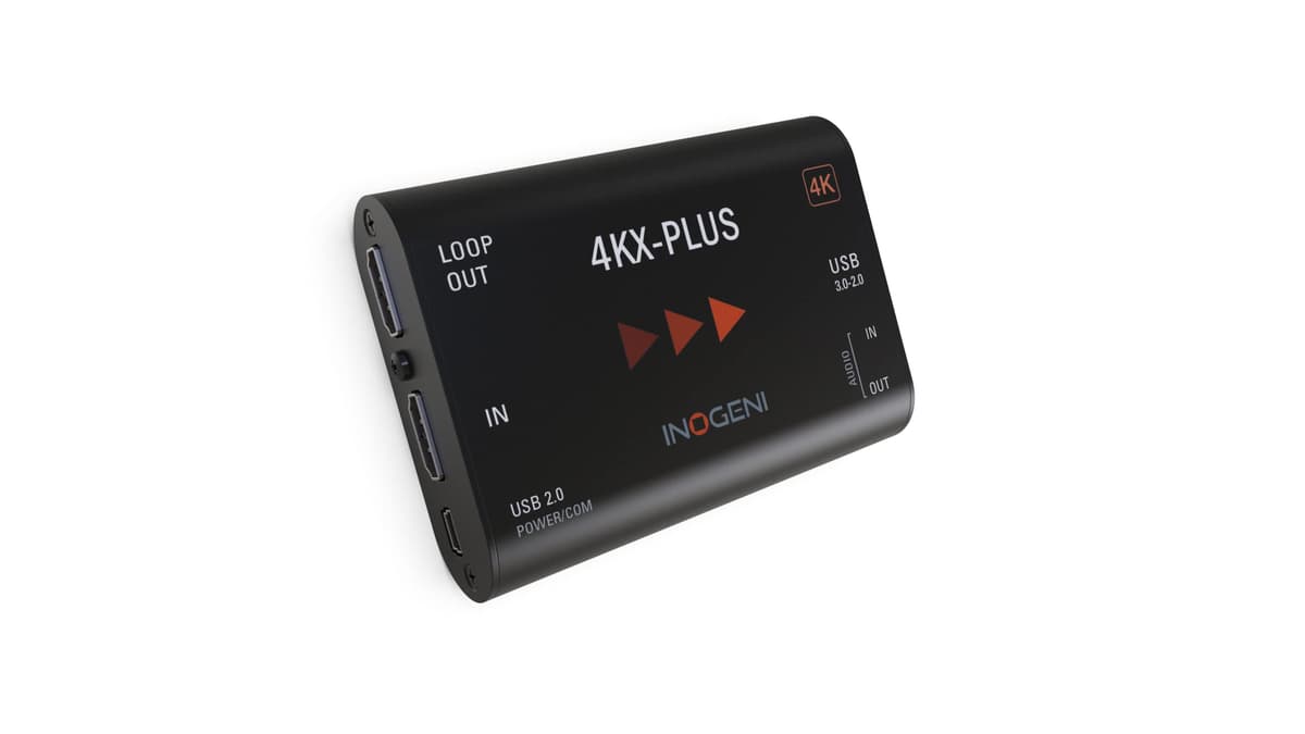 INOGENI 4KX-Plus Convertidor Ultra HD a USB 3.0 con Loop HDMI (4K@30, 1080p@60) INO-4KX-PLUS