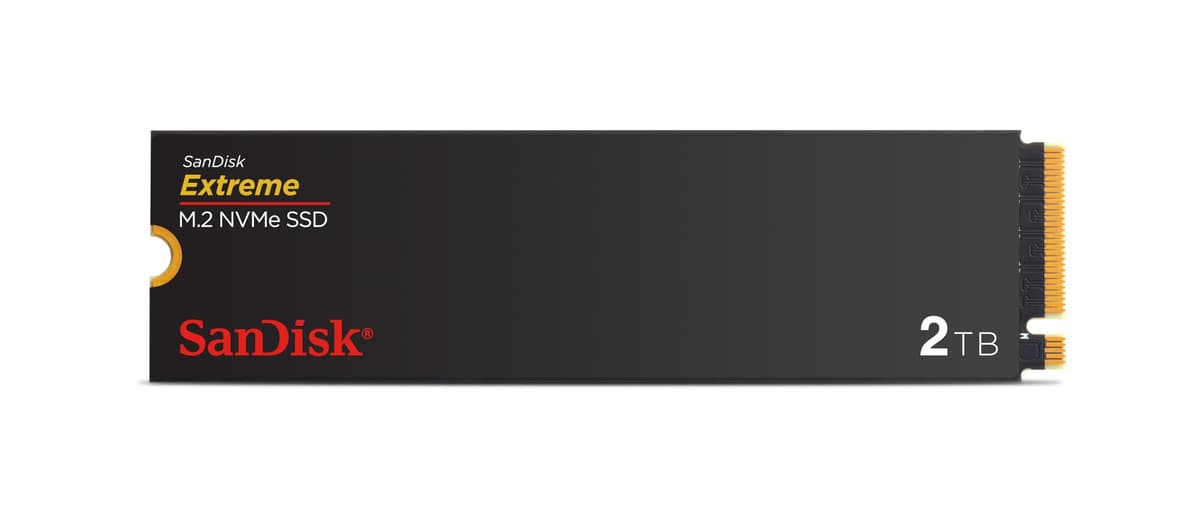 SanDisk 2TB Extreme M.2 NVMe SSD - PCIe Gen 4.0, Hasta 5.150 MB/s - Unidad de Estado Sólido Interna - SDSSDX3N-2T00-G26