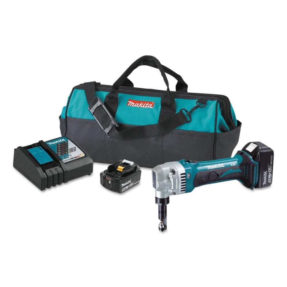Makita XNJ01T Nibbler Inalámbrico 18V LXT 16 Gauge con Batería 5.0Ah