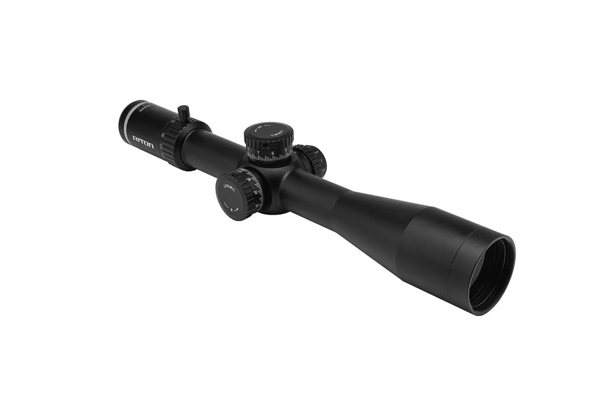 Riton Optics 2022 Series X5 Conquer 5-25x50 MRAD Riflescope 34mm Tube First Focal Plane Illuminated Reticle 5C525LFI