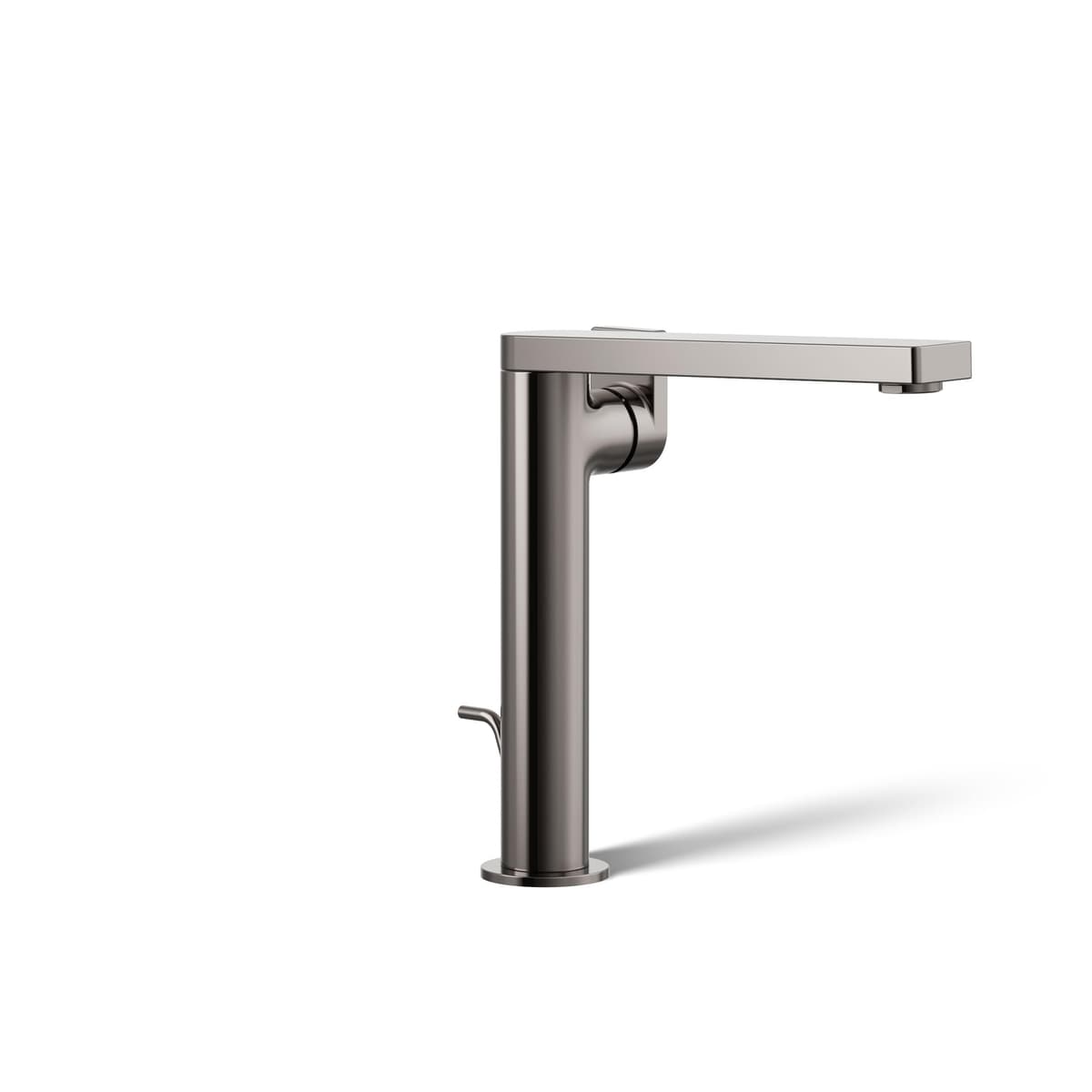 Kohler Composed K-73168-4-TT Grifo alto monomando para lavabo con palanca - Vibrant Titanium