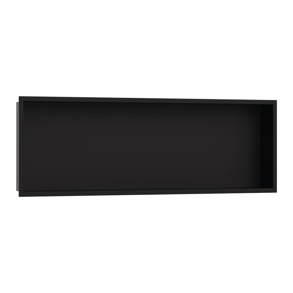 hansgrohe XtraStoris Original nicho empotrado 12"x 36"x 4" con marco integrado en negro mate, 56067670