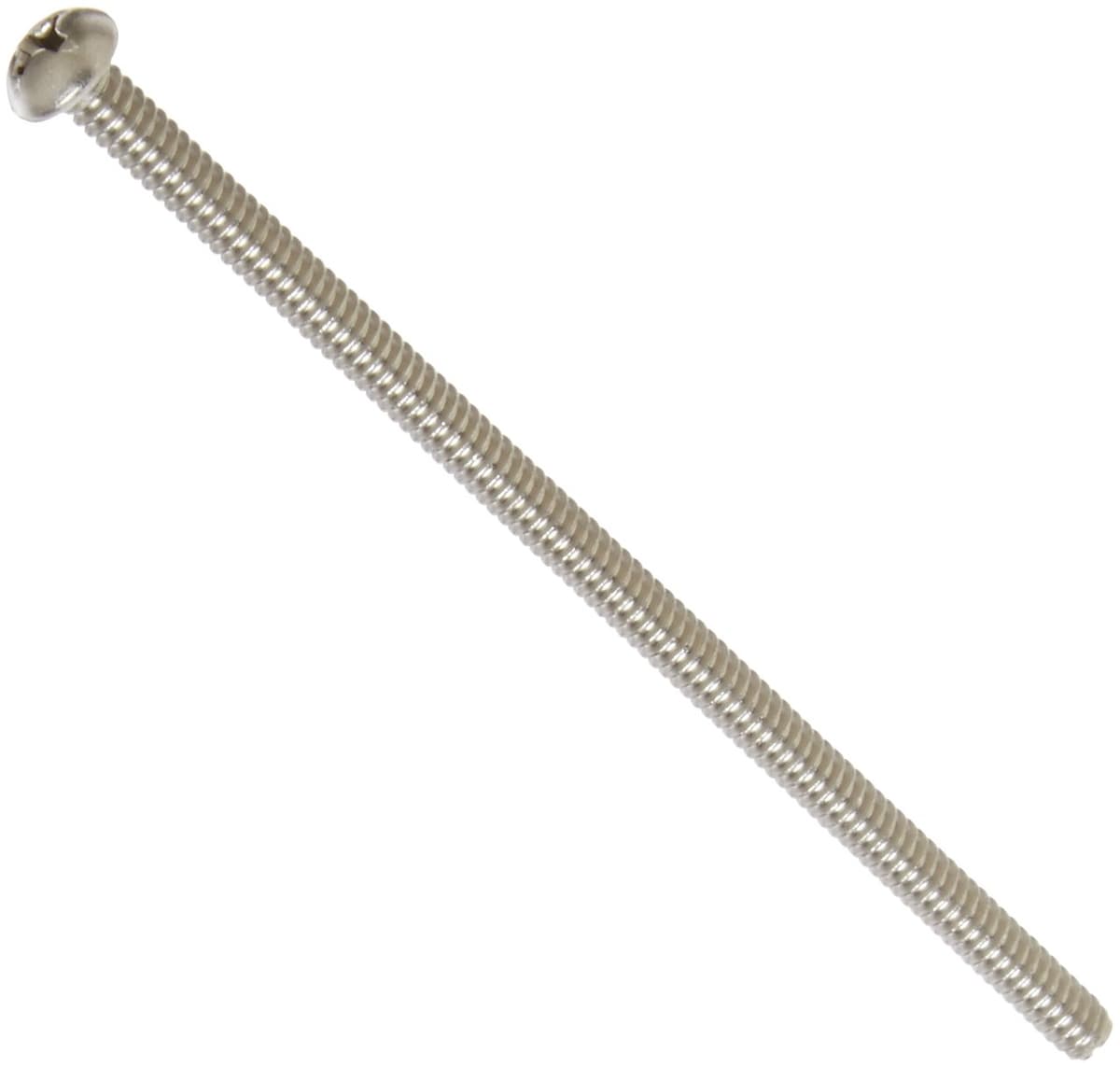 Small Parts 1116MPR188 Tornillo de máquina 18-8 acero inoxidable cabeza redonda Phillips 1" (Pack de 50)