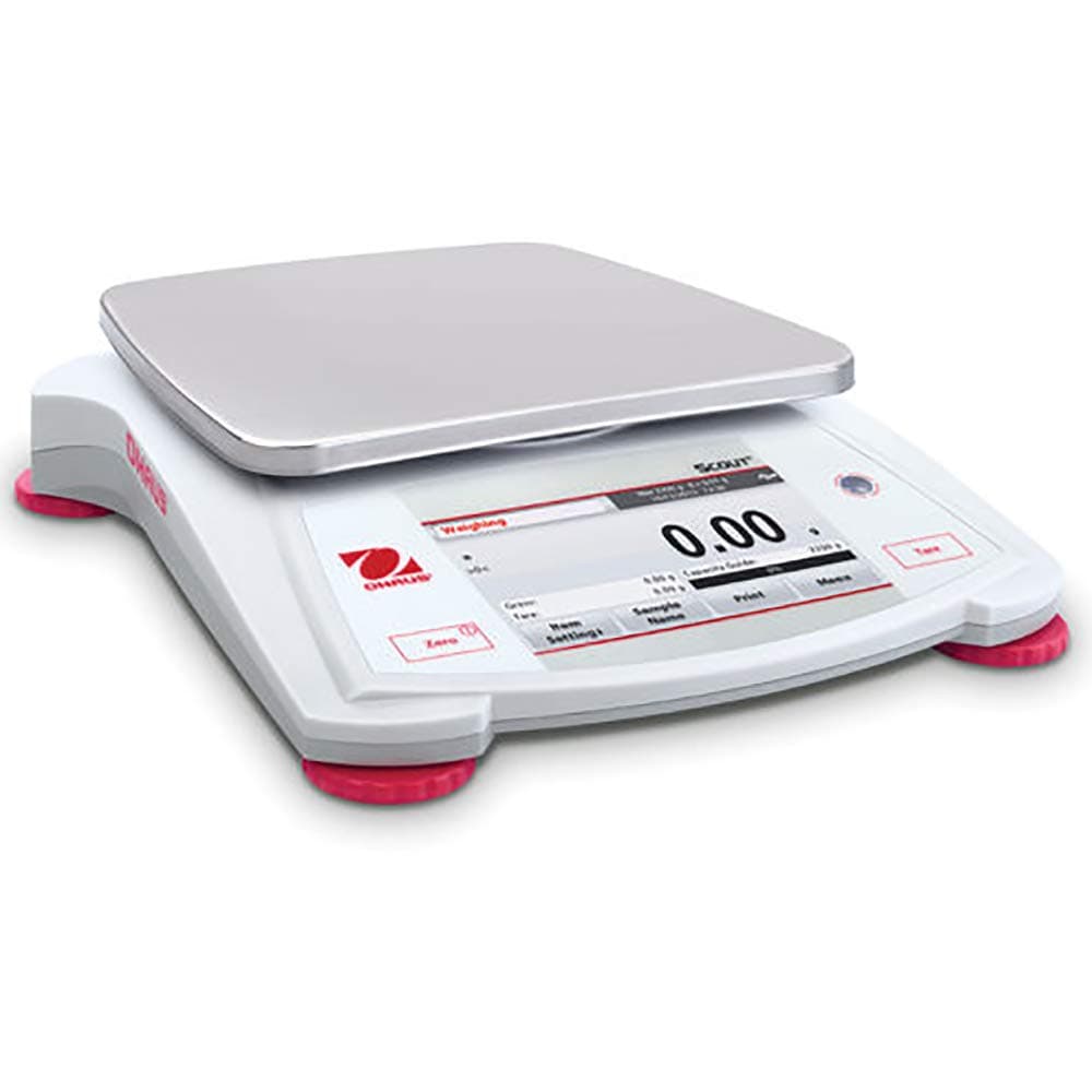 Ohaus STX621 Balanza analítica con pantalla táctil Scout, 620 g x 0.1 g (30253013)