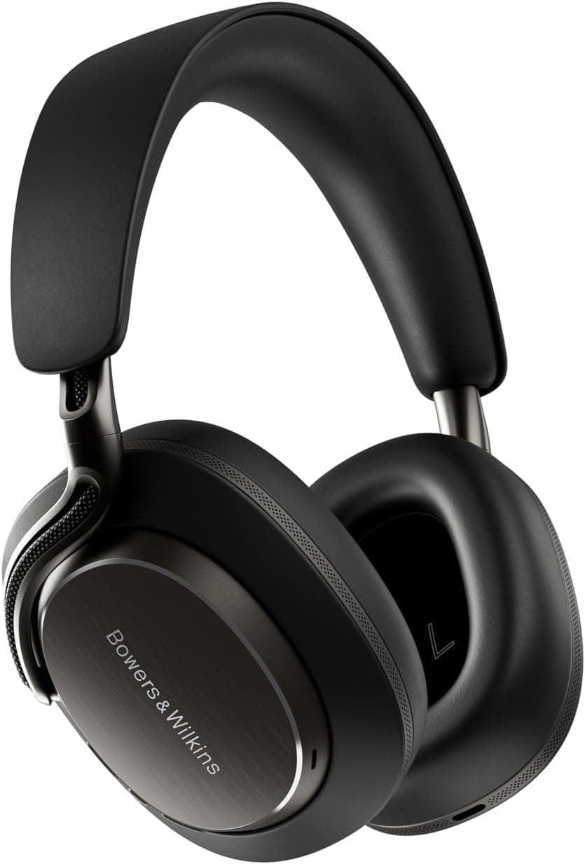 Bowers & Wilkins Px8 S2 Auriculares Over-Ear Inalámbricos con ANC, Modo Transparencia y Reproducción Hi-Res (Onyx Black) 301021-54-00-308
