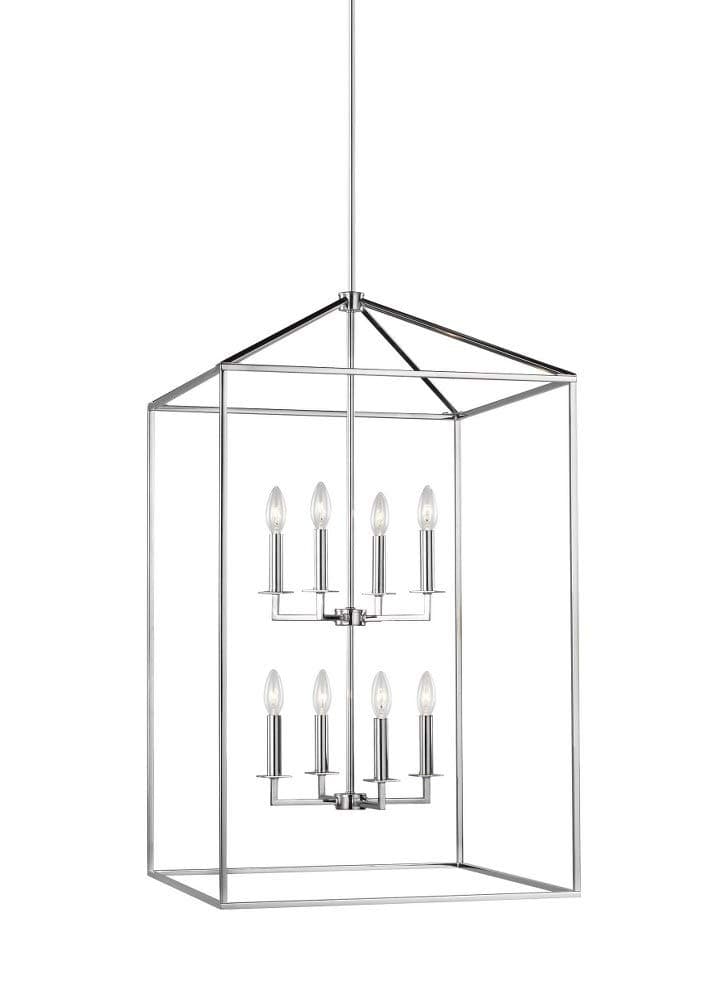 Generation Lighting Perryton Lámpara Colgante 8 luces Chrome 5315008-05