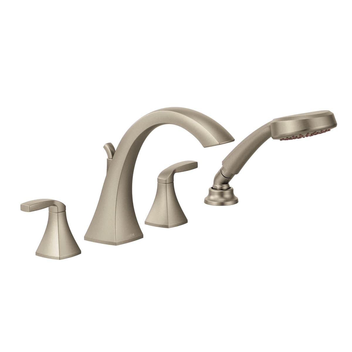 Moen Voss Kit de Revestimiento para Bañera de Cubierta Dos Manijas con Ducha de Mano T694BN