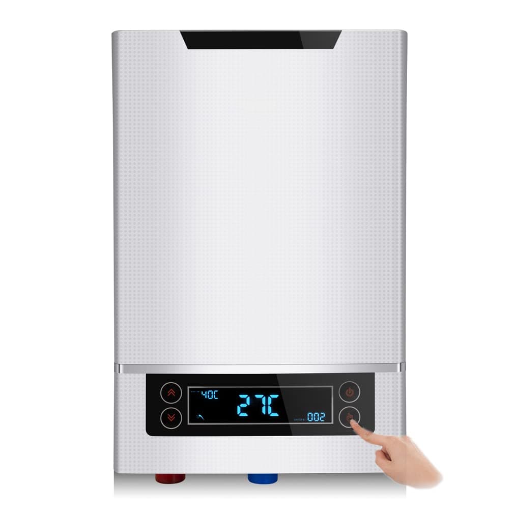 funwill Calentador Eléctrico Instantáneo 18KW 240V con Panel Táctil y Display Digital TH18-FW