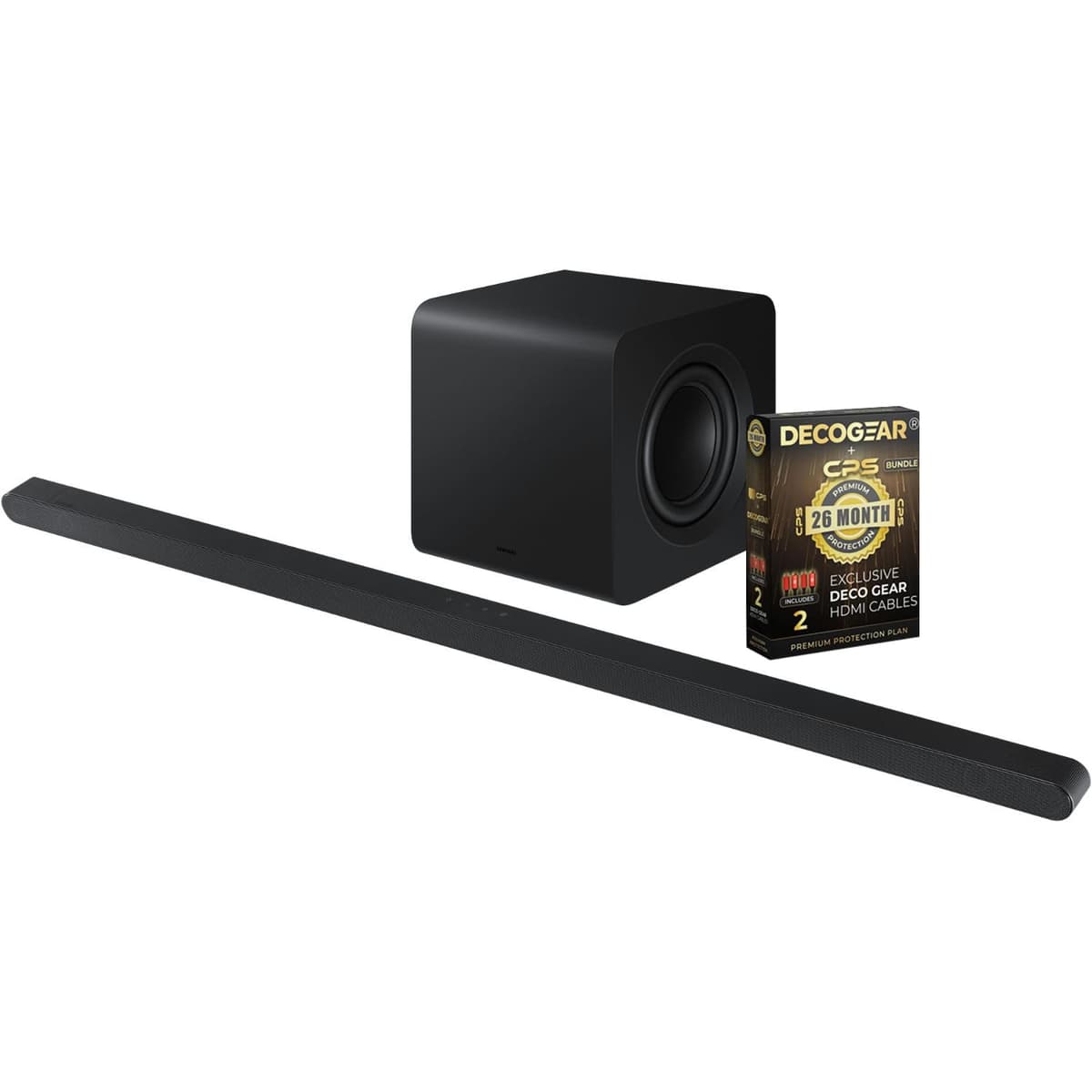 Samsung HW-S800D Soundbar Ultra-Slim 3.1.2ch Wireless Dolby Atmos (2024) Bundle con HDMI 4K y Protección CPS 26 meses E990SAMHWS800D