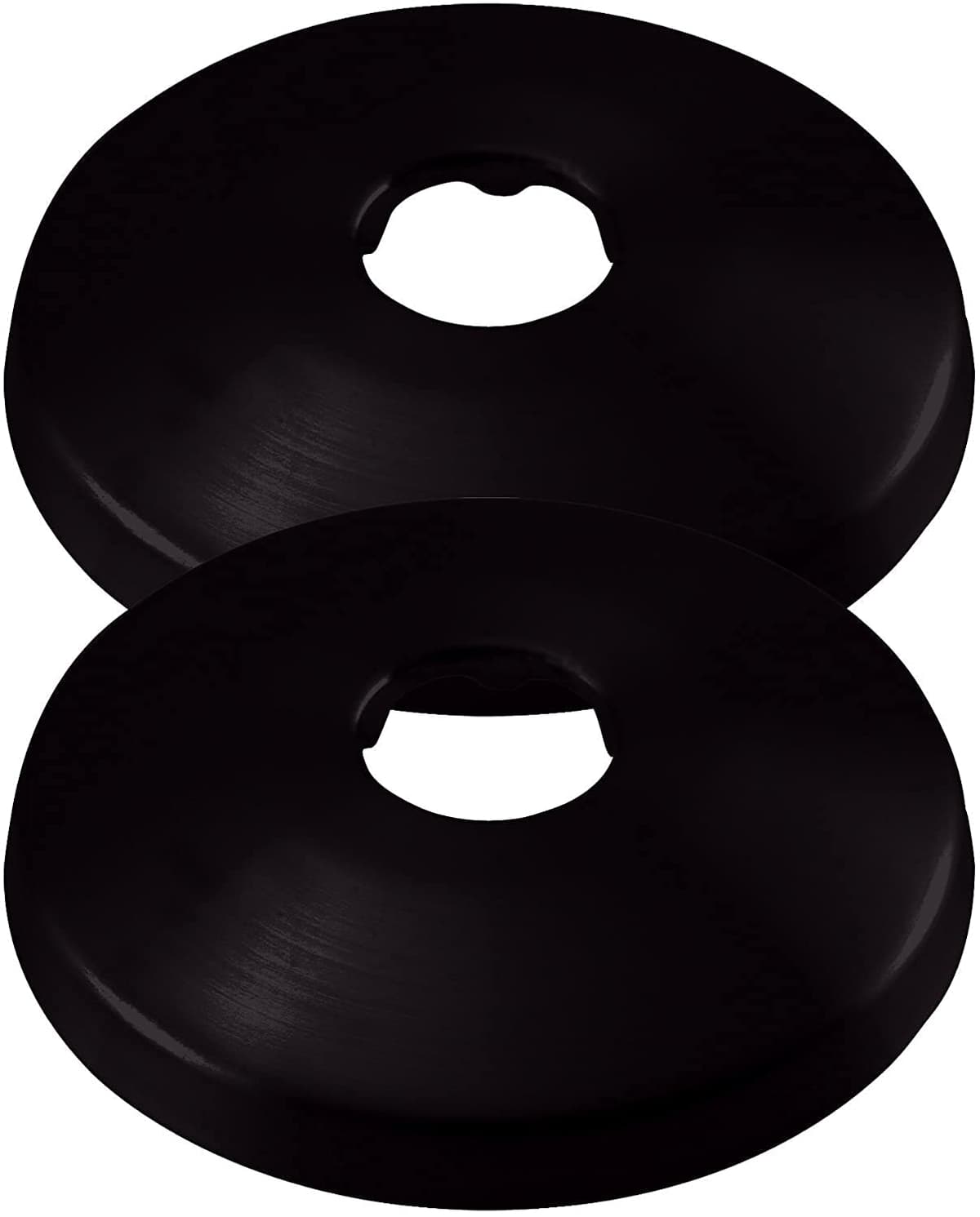 Westbrass R128-2-100-62 Flange sure grip bajo patrón 1/2" (5/8" OD) para tubería de cobre, Matte Black (100-Pack of 2-Packs)