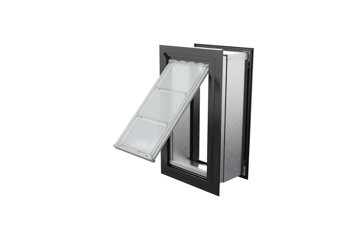 Endura Flap Puerta para Mascotas de Una Aleta para Paredes Gruesas 04EF-C20MM-1B