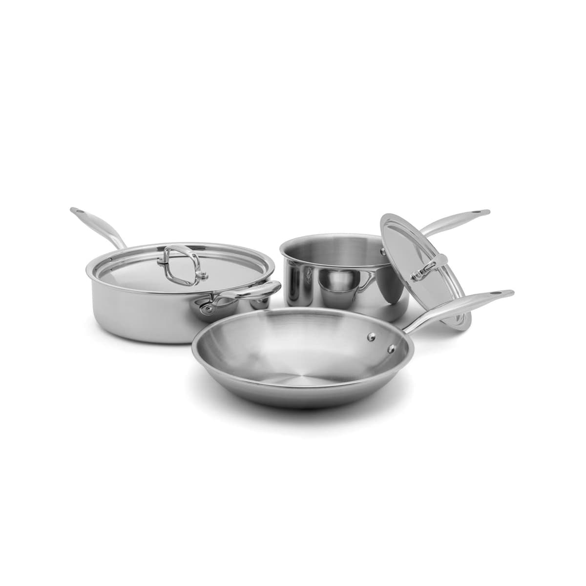 Heritage Steel Set de cocina 5 piezas Titanium Series 316Ti - Hecho en USA HSC 17305