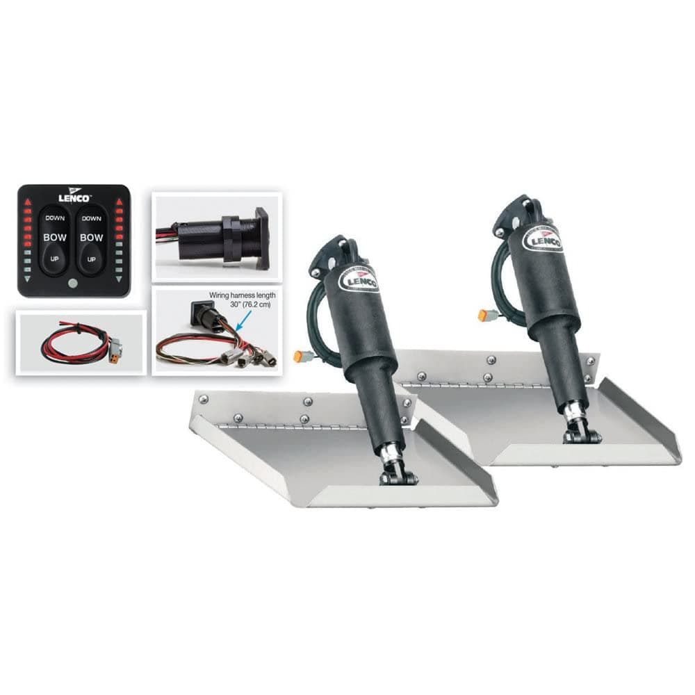 LENCO MARINE 15110-103 Edge Mount Kit 12" x 12"