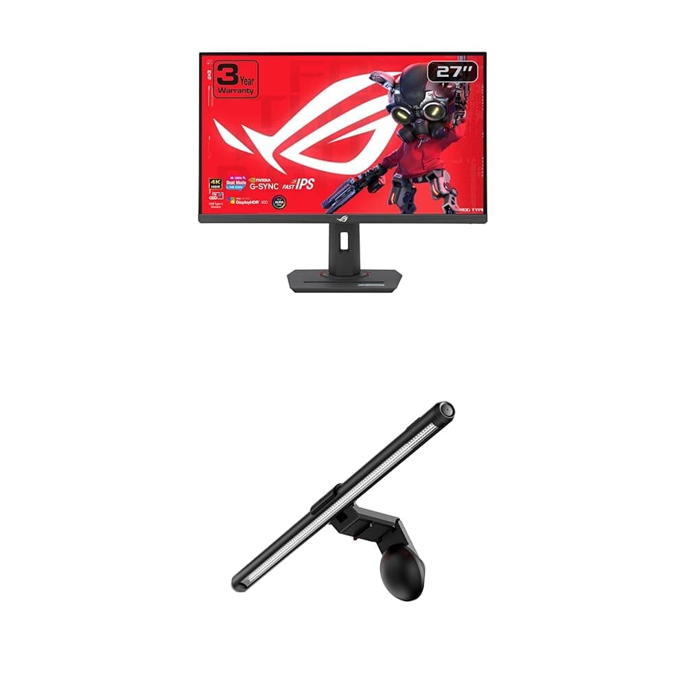 ASUS ROG Strix 27” 4K (XG27UCG) + ROG Aura Monitor Light Bar (ALB01) 62e39aa7-19fd-4ac0-b4eb-e99dfa7bc988