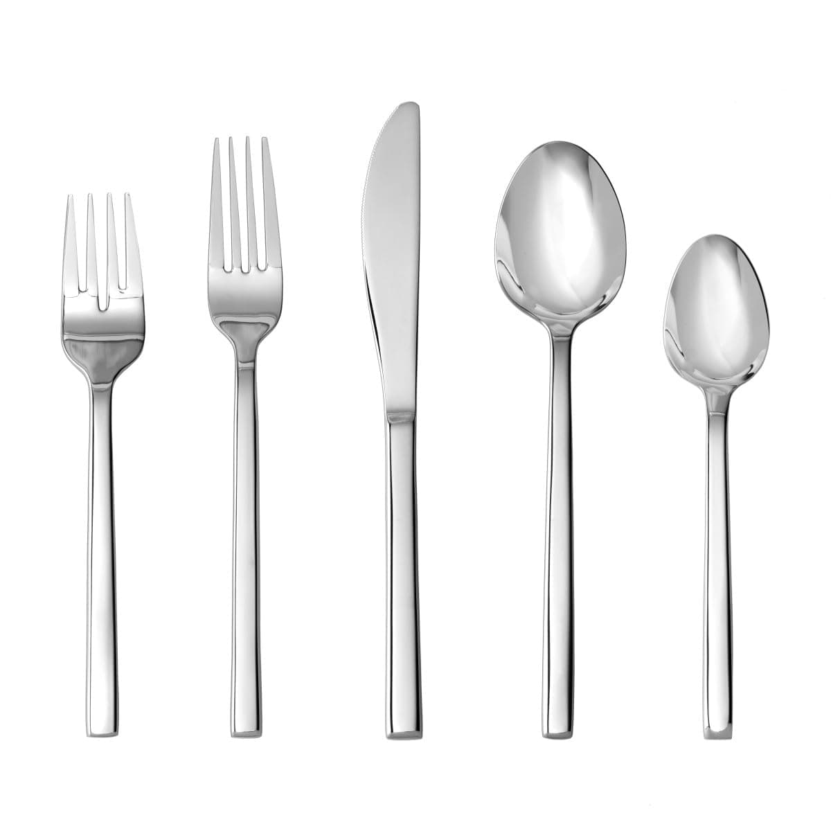 Fortessa Arezzo 18/10 Stainless Steel Flatware 60 Piece Place Setting (Service for 12) 60PPS-165-20