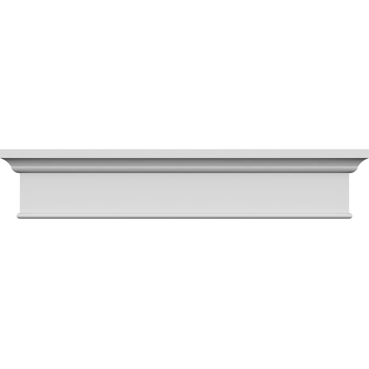 Ekena Millwork Endurathane Craftsman Crosshead CRH06X164PN-1 164" x 167 1/8" x 6 1/8" x 1/2" prefabricado, imprimado de fábrica