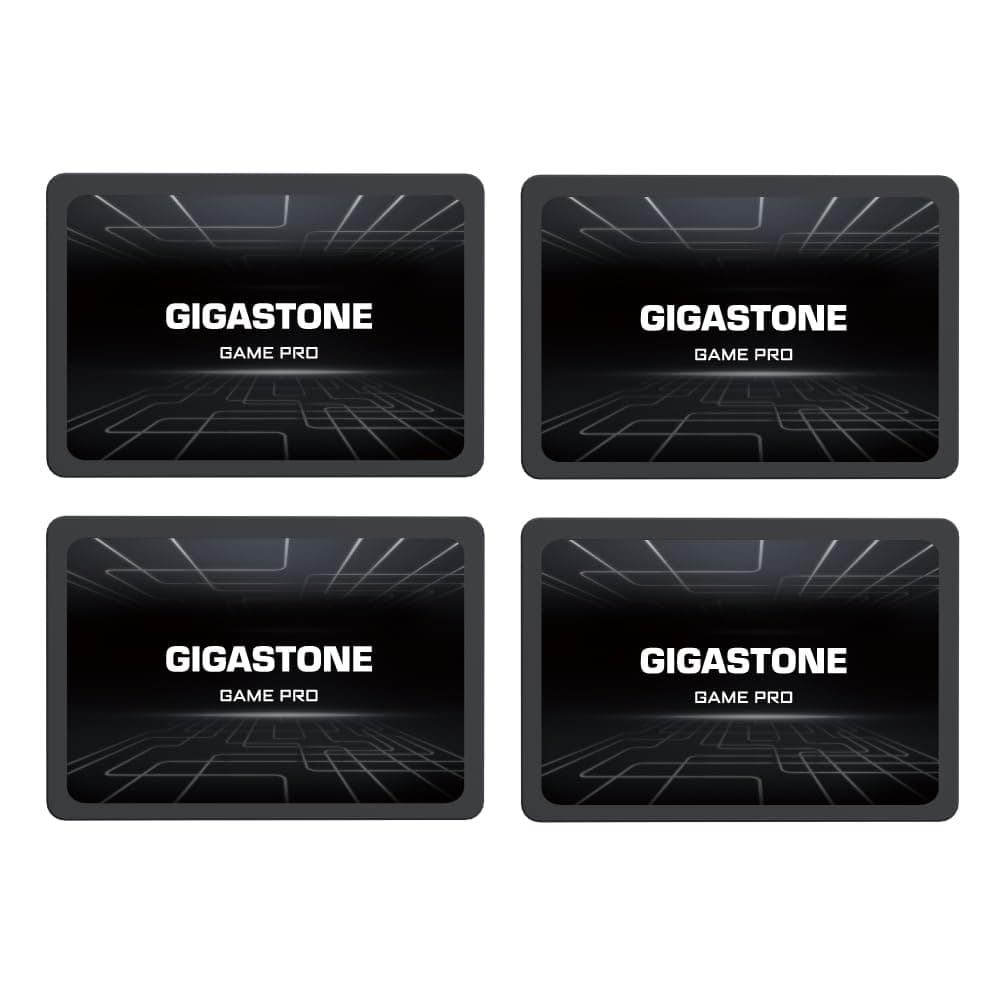 Gigastone SATA SSD 2TB 2.5" (paquete de 4) - SATA III 530MB/s, 3D NAND con SLC Cache