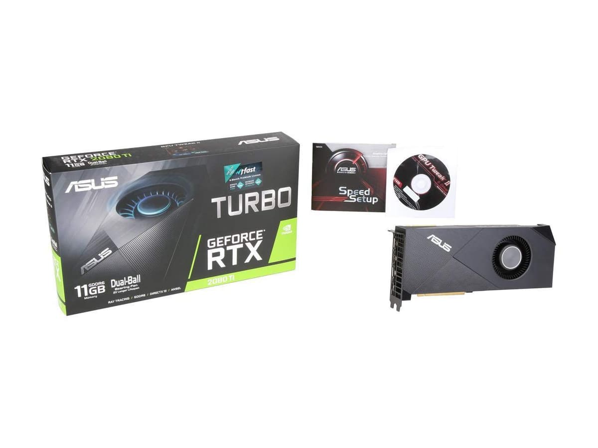 ASUS TURBO-RTX2080TI-11G GeForce RTX 2080 Ti Turbo Edition 11GB