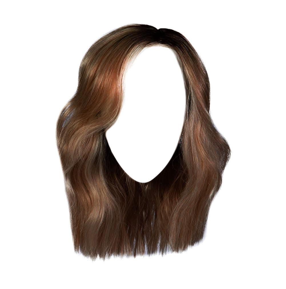 Peluca Raquel Welch Big Spender estilo bob a la altura de los hombros con ondas sueltas sofisticadas por Hairuwear, gorra talla estándar, RL8/29 Avellana