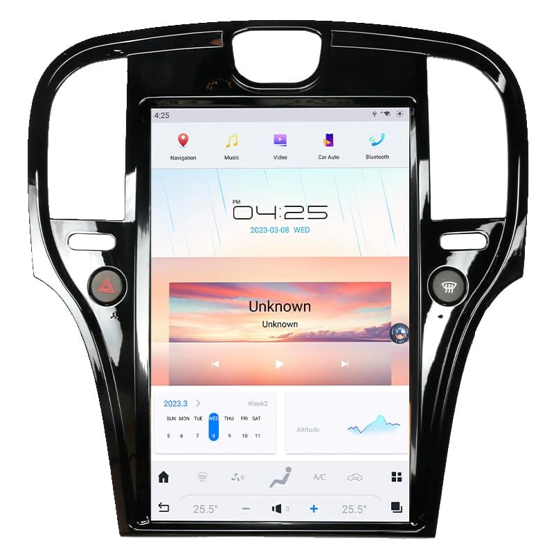 NAKEVICH 14.4" Android 11 Car Radio para Chrysler 300C/300S 2011-2014, Pantalla IPS Tesla Style, GPS, Android Auto