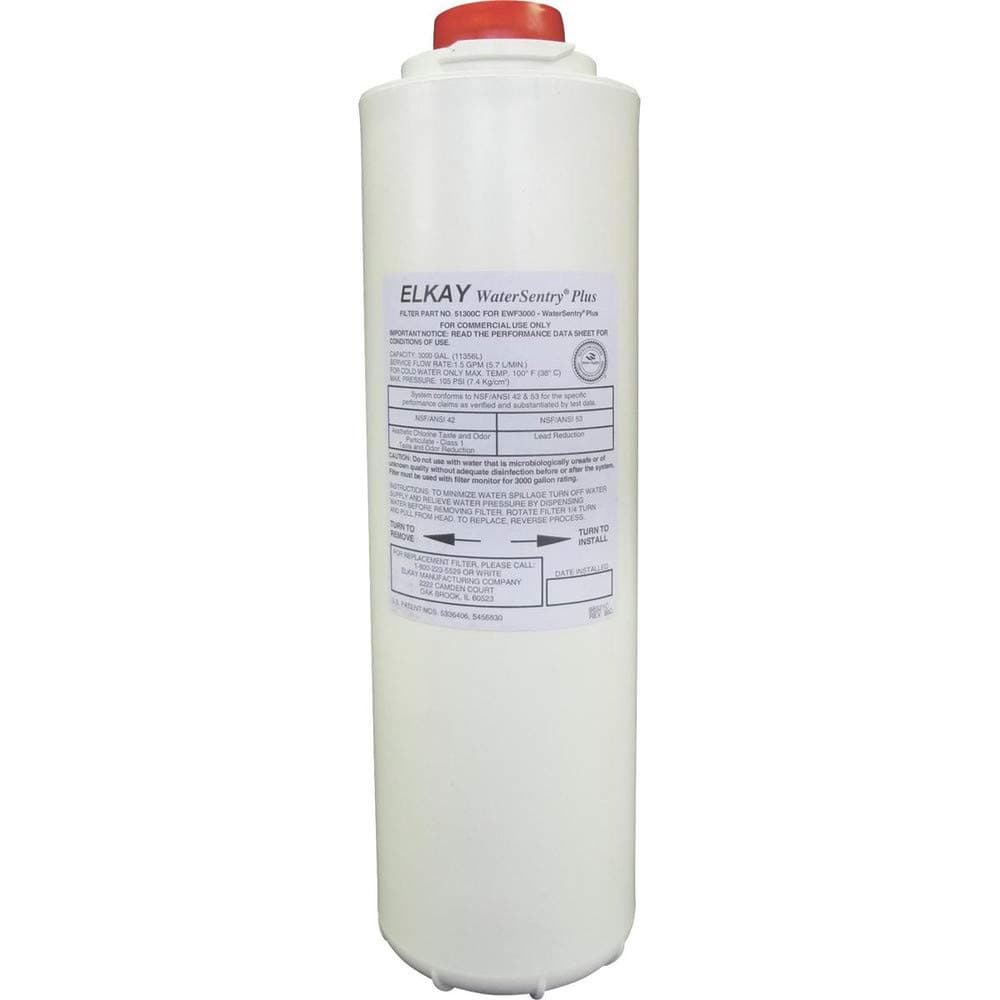 Filtro Elkay WaterSentry 51300C Lead + Microplastics, paquete de 12 (Bottle Fillers) 51300C_12PK