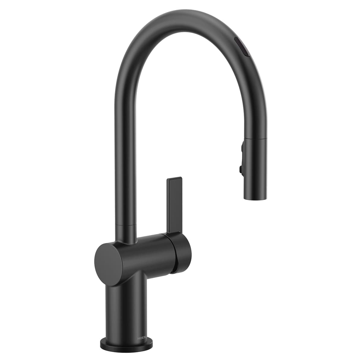 Moen 7622EVBL Cia Smart Faucet grifo pull-down táctil y por voz, Matte Black